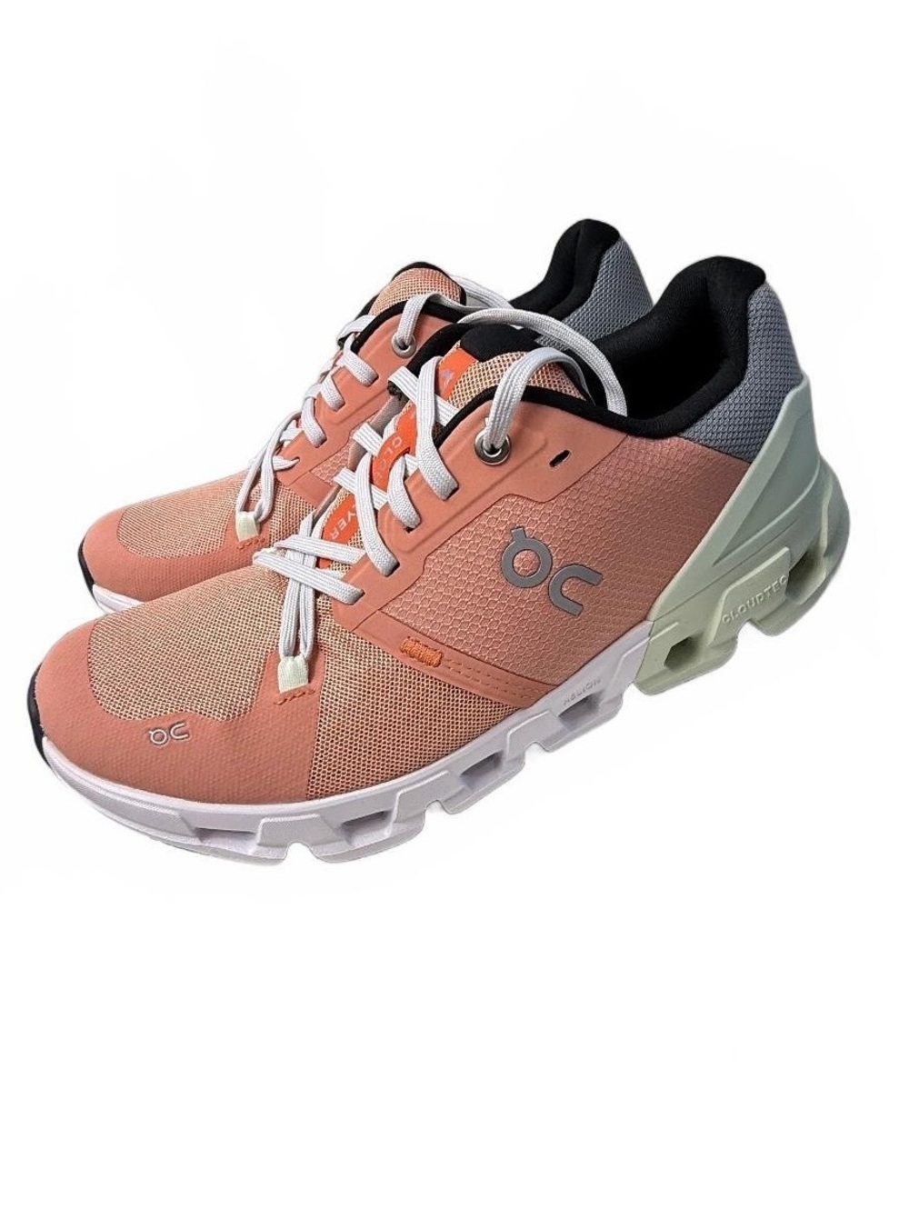 New with Box On Cloudnova Running Shoes in Coral and Mint - Size 8